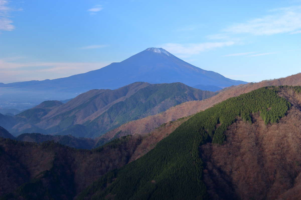 烏尾山からは富士山の全体が見えます