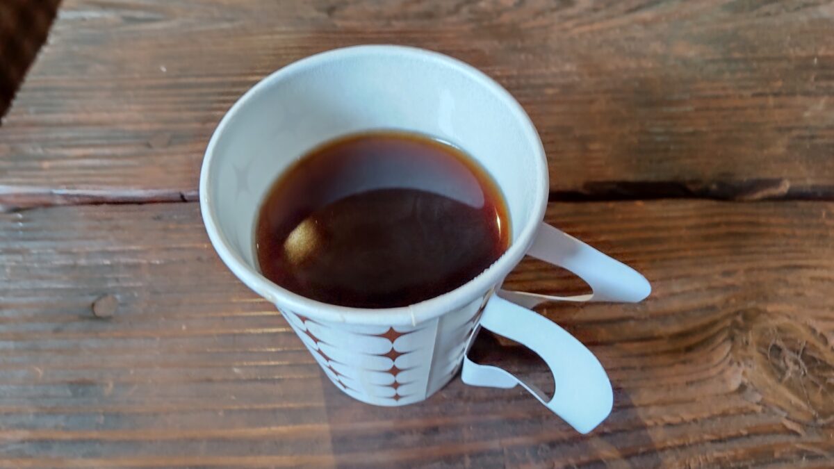 青ヶ岳山荘のコーヒー