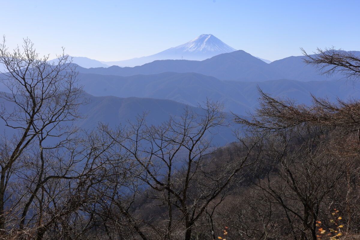 七ツ石小屋前からの富士山