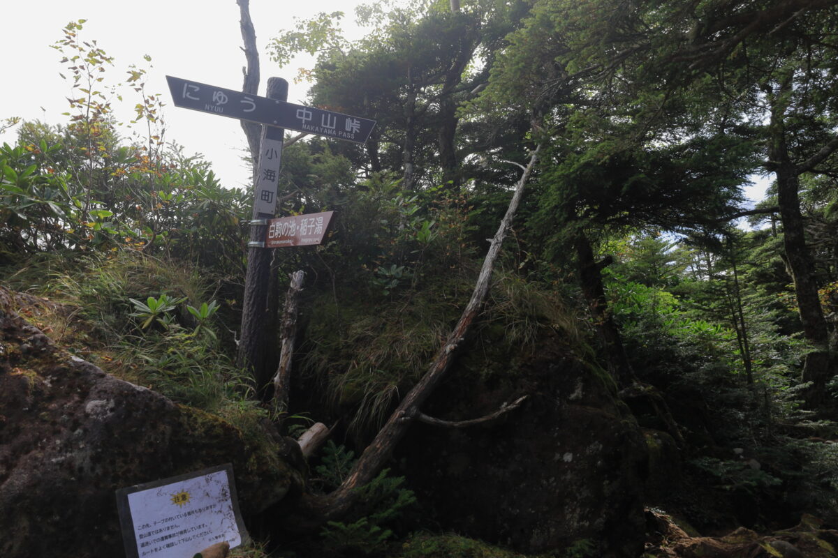 にゅうから中山展望台へ