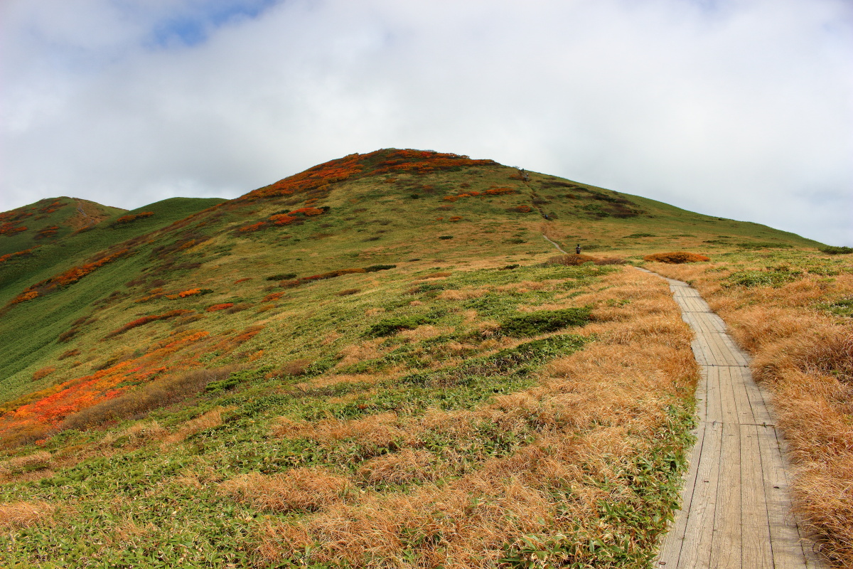 紅葉が素晴らしい平標山から仙ノ倉山への稜線