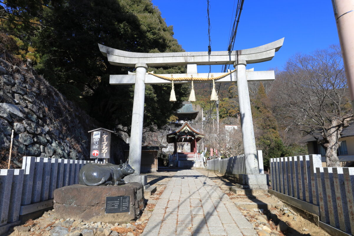 筑波山神社入口の鳥居