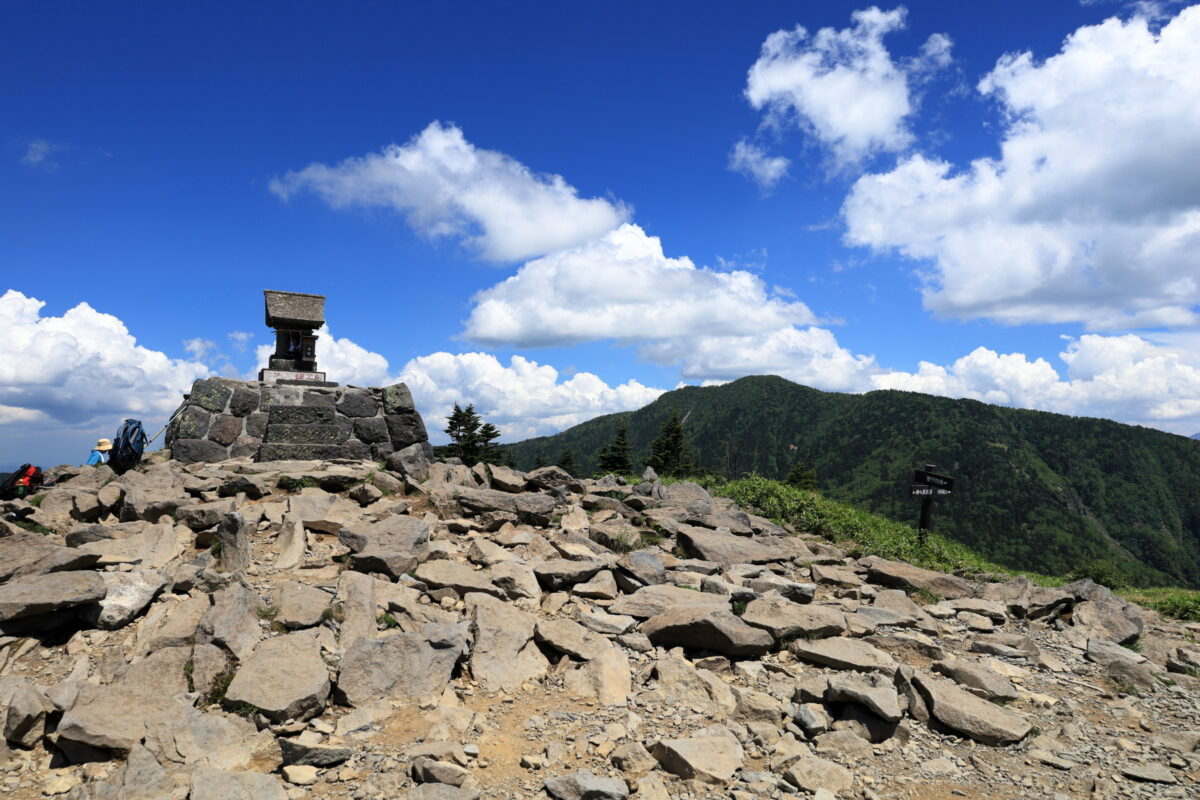 禰固岳神社と四阿山