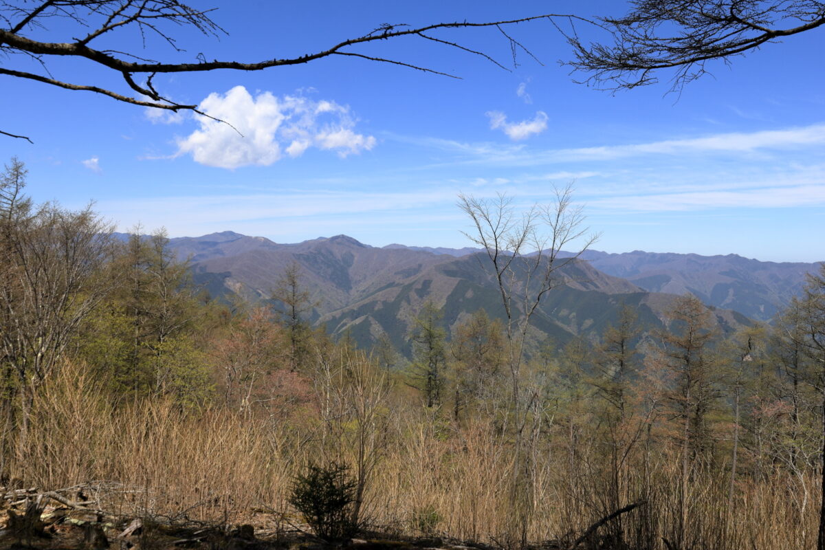 御前山山頂から北側の眺め