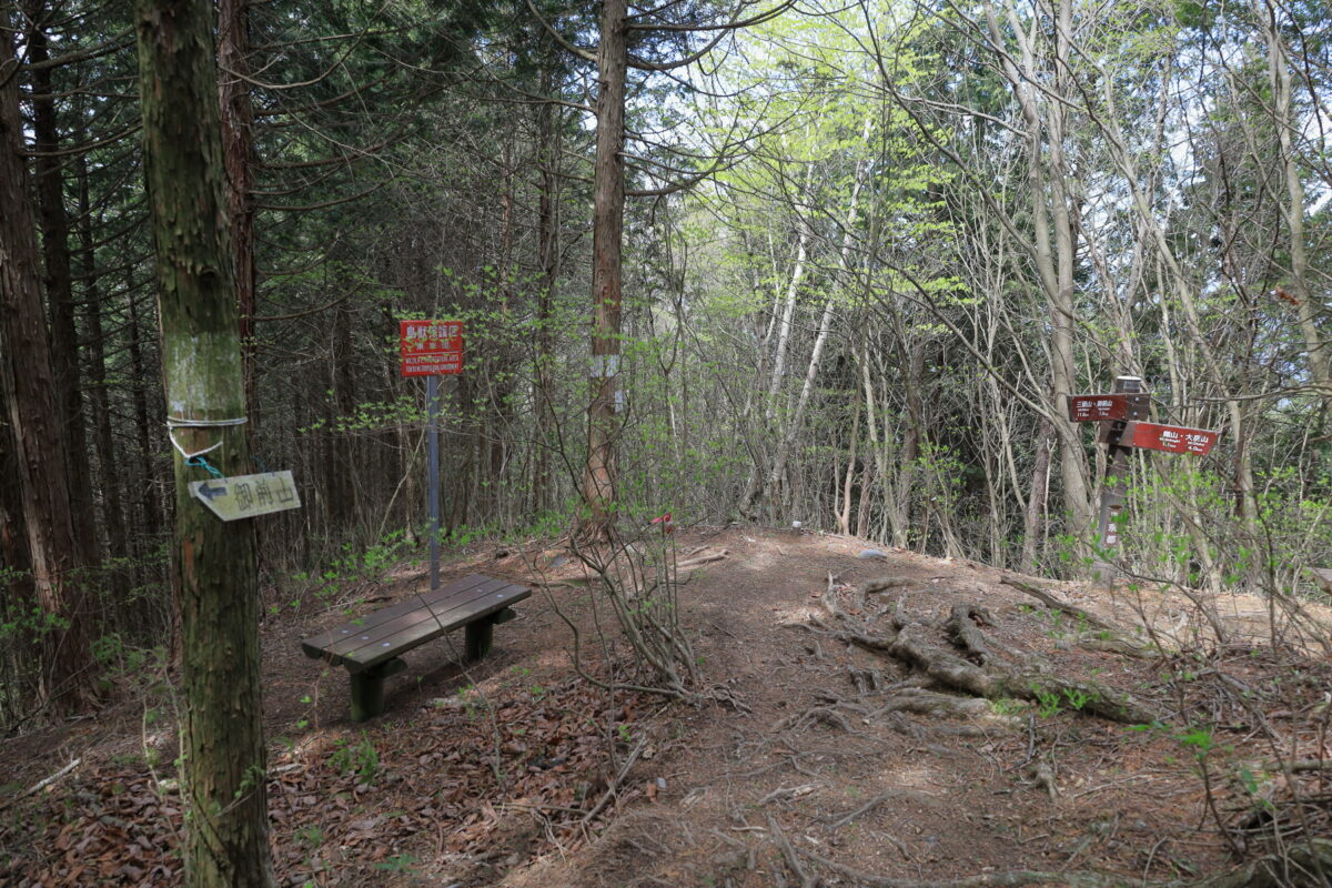 御前山～鋸山のもう一つの小ピーク「鞘口山」