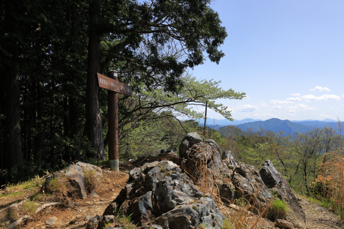 ひときわ目立つ小ピーク「日向沢ノ峰」