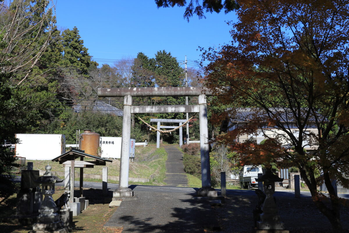 笹山神社の2つの鳥居