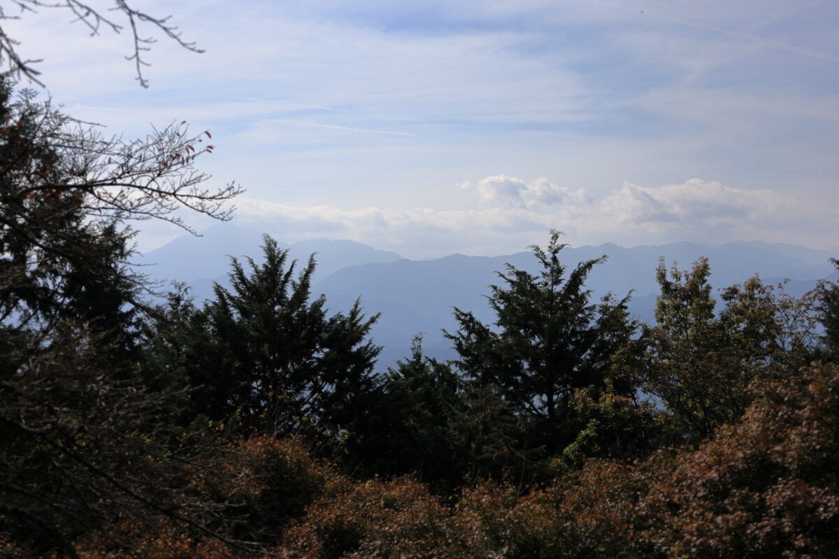 明王峠の富士山ビュースポットからの眺め